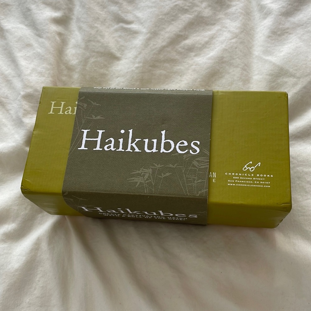 HAIKUBES NWT Haiku dice game